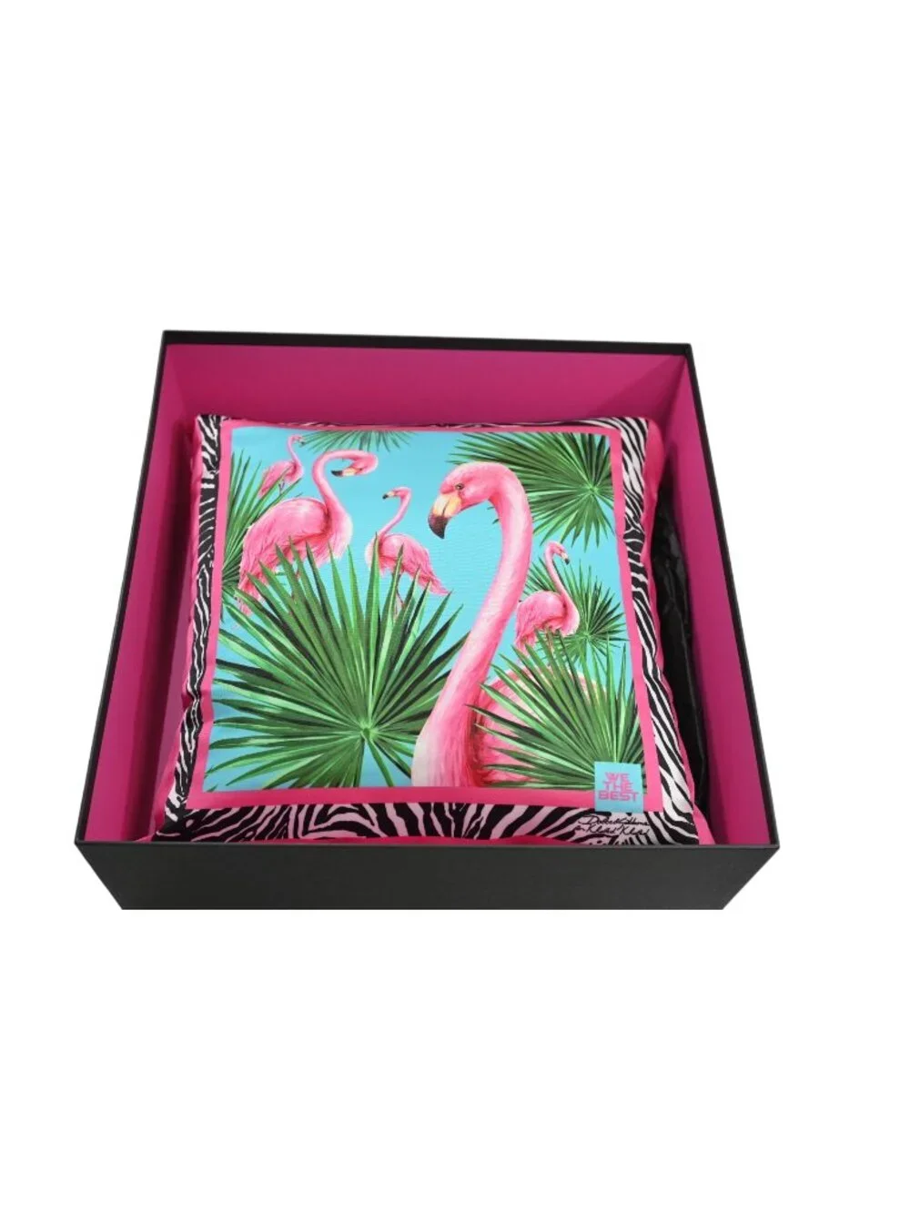 Dolce & Gabbana x Khaled Khaled Flamingo Throw Pillow in Pink